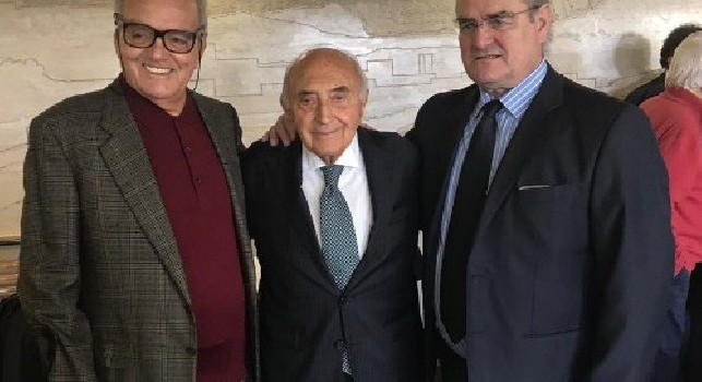 Ferlaino festeggia con Bruscolotti e Vinicio: il 18 gennaio 1969 diventava presidente del Napoli