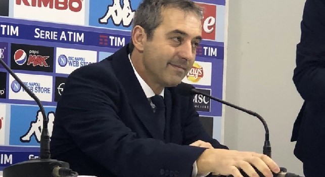 Giampaolo a KK: Napoli con grande qualità, peccato non aver segnato. Cambiamento Sarri-Ancelotti? Sono luoghi comuni...