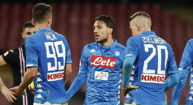 Il commento della SSC Napoli: Rimessi a posto i conti con la Doria, riprensi con gli interessi i 3 gol dell'andata a Marassi
