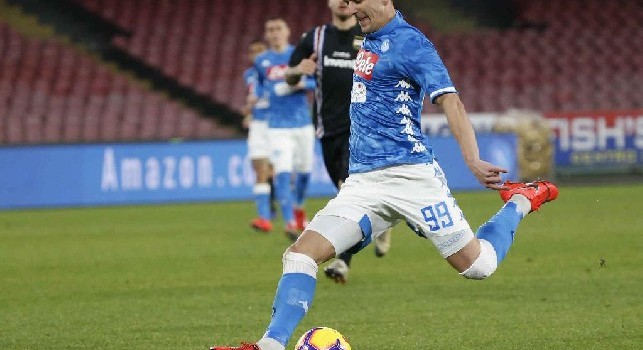 Napoli-Torino, al 32' sono 6 le azioni da goal sprecate da Milik: l'ultima è su assist pregevole di Fabiàn