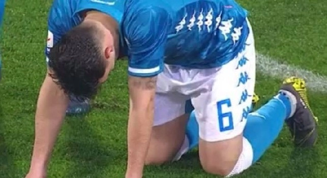 SSC Napoli - Distrazione di primo grado al bicipite femorale per Mario Rui, trauma contusivo per Verdi