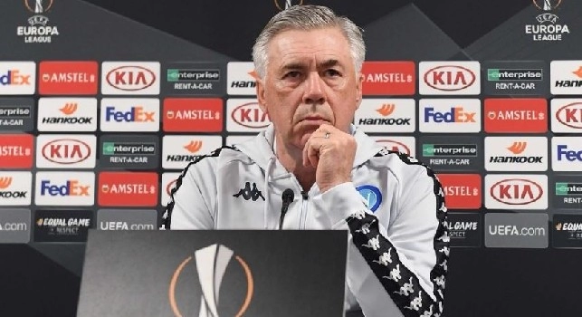 Carlo Ancelotti in conferenza stampa