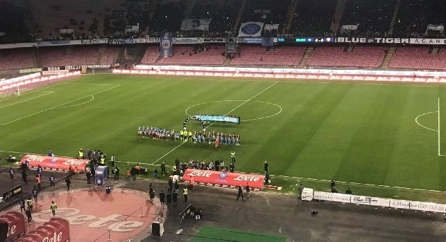 Lo stadio San Paolo dall'interno
