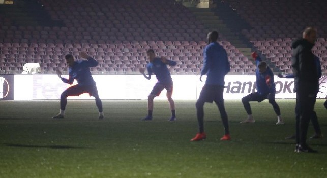 Zurigo-Napoli, black out al San Paolo durante l'allenamento del club svizzero [FOTOGALLERY CN24]