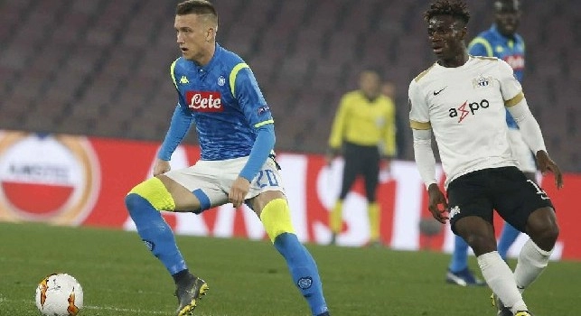 Piotr Zielinski, centrocampista del Napoli
