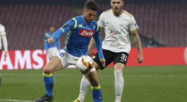 RAI - Mertens si aspetta un rinnovo pluriennale con aumento dell'ingaggio, il Napoli non &egrave; della stessa idea