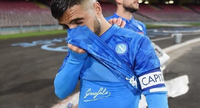Lorenzo Insigne, in lacrime a fine gara