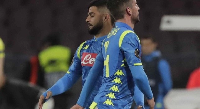 Lorenzo Insigne accanto a Dries Mertens