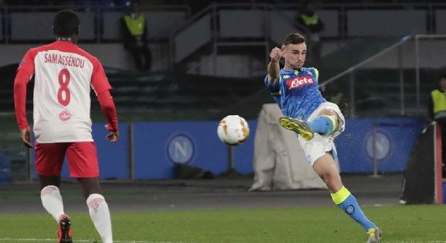 Fabi&aacute;n Ruiz, centrocampista del Napoli