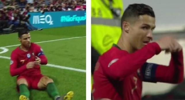 Problema muscolare per Ronaldo, costretto ad uscire in Portogallo-Serbia! [FOTO&VIDEO]
