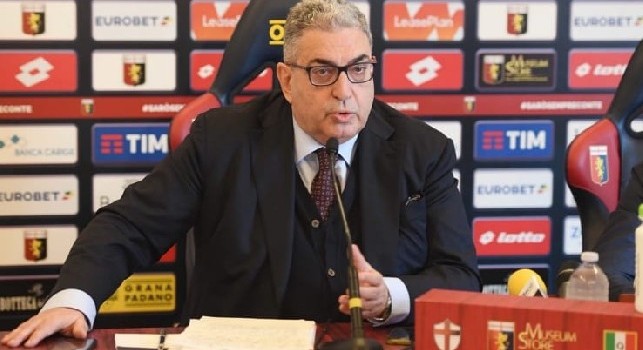 Genoa, Perinetti: Sarri? Il compito dell’allenatore è valorizzare le caratteristiche dei calciatori. Sull'atteggiamento dell'allenatore...