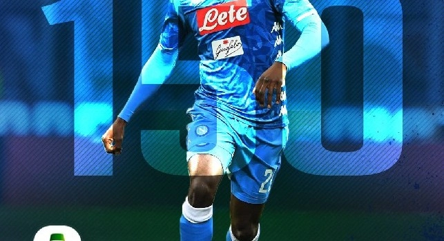 Traguardo importante per Koulibaly: contro la Roma sarà la gara numero 150 in Serie A [FOTO]