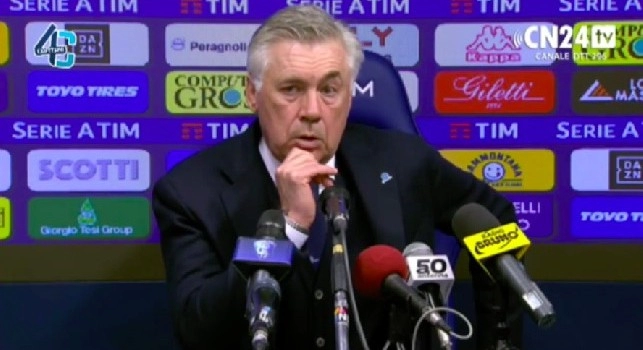 Ancelotti in conferenza stampa