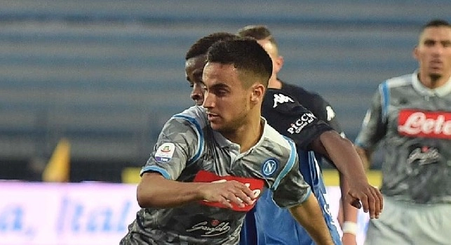 Adam Ounas, esterno offensivo del Napoli