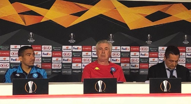Carlo Ancelotti in conferenza stampa