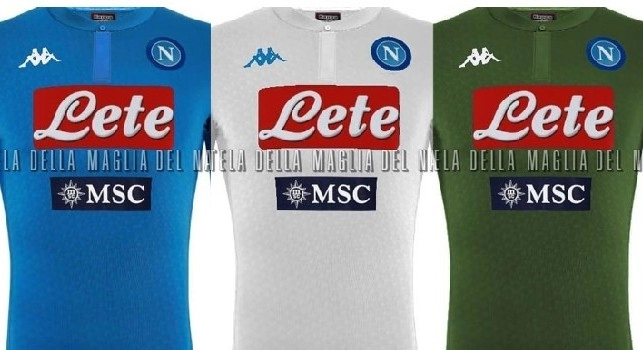Napoli, indiscrezioni sulle divise della prossima stagione: addio alla pantera, la terza divisa verde militare [FOTO]