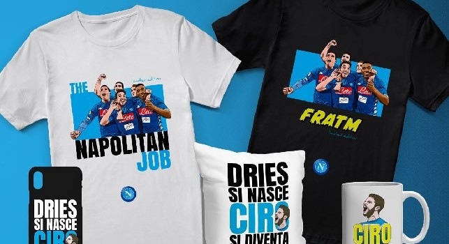 La SSC Napoli lancia una nuova offerta di merchandising on-demand: la prima collection è dedicata a Dries Mertens