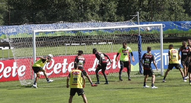 Allenamento Napoli a Dimaro