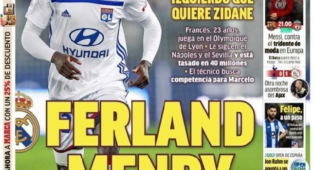 Marca annuncia in prima pagina: Real Madrid forte su Mendy, da non escludere Napoli e Siviglia [FOTO]