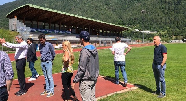 Sopralluogo a Dimaro: delegazione del Napoli in Trentino a 22 giorni dal ritiro [FOTO]