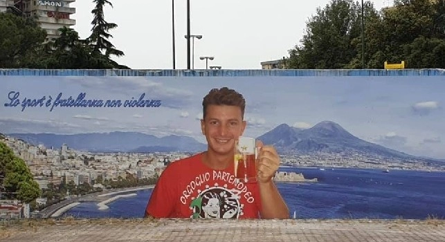 Nuovo murales per Ciro Esposito: Lo sport &egrave; fratellanza non violenza