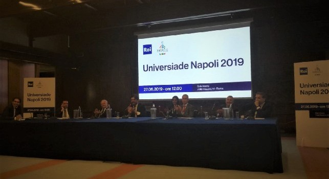 Universiade, la RAI in campo con 60 ore di trasmissione: cerimonia d'apertura in diretta