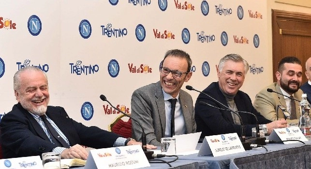 Trentino, l'ass. al turismo ed allo sport Failoni: Ritiro Napoli un grande ritorno, obiettivo centrato con un lavoro di squadra!