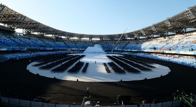 Universiade, la cerimonia di chiusura il 14 luglio allo Stadio San Paolo. Domani al via la vendita dei biglietti