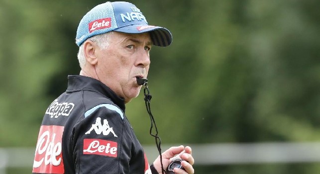 Carlo Ancelotti, allenatore della SSC Napoli