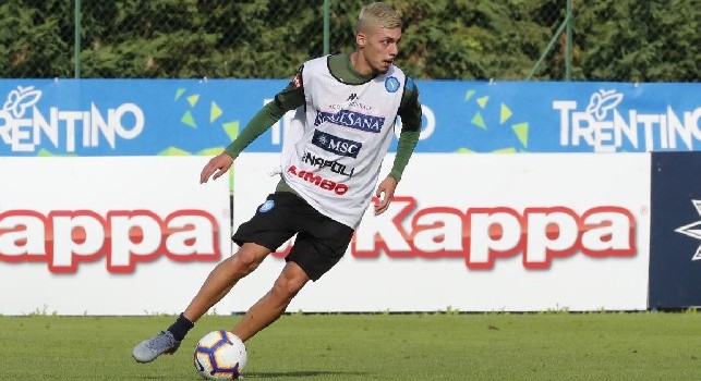 Gianluca Gaetano, centrocampista del Napoli