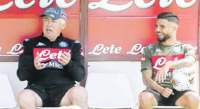 Insigne e Ancelotti