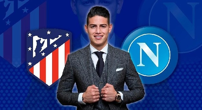 James-Napoli, La Repubblica &egrave; sicura: Solo la volont&agrave; del colombiano pu&ograve; allontanare l'Atletico. ADL convinto del patto con Ancelotti