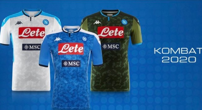 Presentate la seconda e terza maglia Napoli [FOTOGALLERY]
