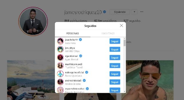 James, indizio social: ha iniziato a seguire Joao Felix dell'Atletico Madrid! [FOTO]