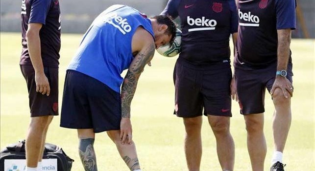 UFFICIALE - Barcellona-Napoli, non ci sarà Leo Messi: infortunio in allenamento per l'argentino