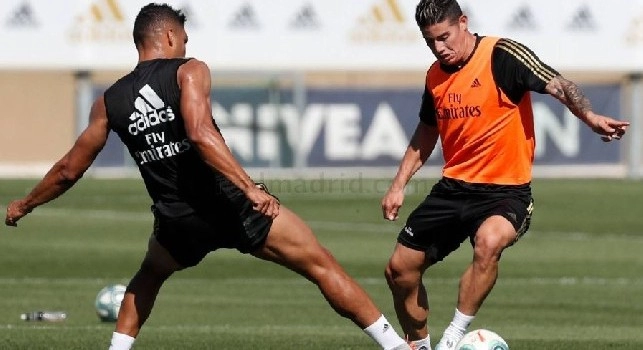James Rodriguez, attaccante del Real Madrid
