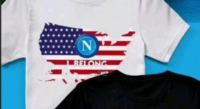 SSC Napoli, si guarda ai tifosi americani: lanciata nuova maglia Usa [FOTO]