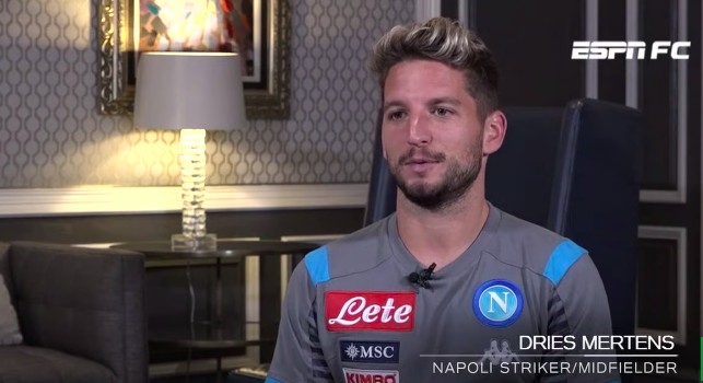 Dries Mertens, attaccante belga del Napoli