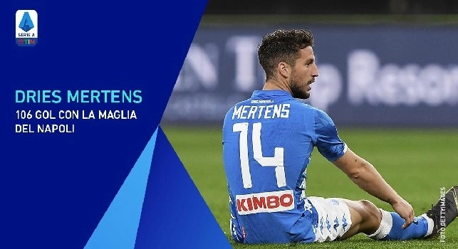 Lega Serie A su Twitter: Mertens pu&ograve; superare Hamsik e Maradona, &egrave; tempo di fare la storia [FOTO]