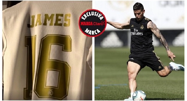 Dalla Spagna - Nello store del Real Madrid spunta la maglietta di James Rodriguez [FOTO]
