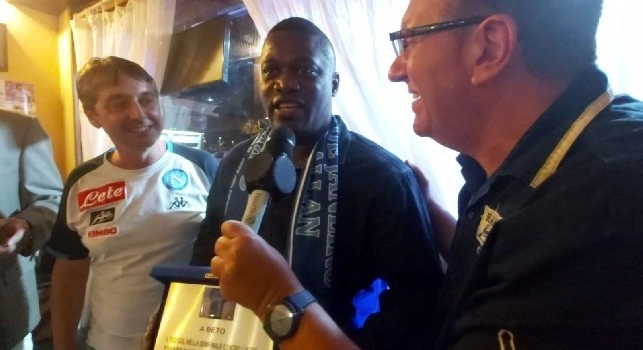 Andrè Cruz, Beto e Alemao premiati in Brasile dal Club Napoli Rio de Janeiro: stupende targhe celebrative [FOTOGALLERY]