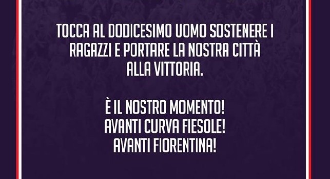 Fiorentina-Napoli, ambiente viola carico: appello per incentivare sciarpe e bandiere sabato [FOTO]