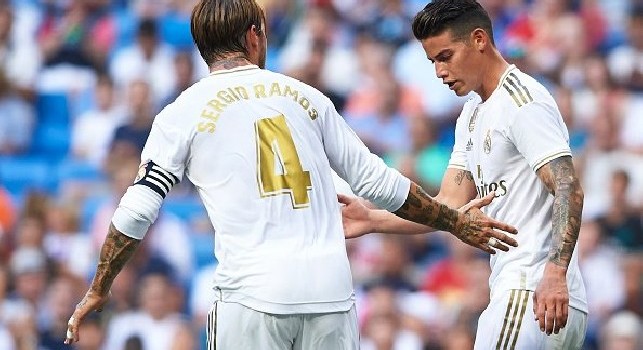 Real Madrid, il capitano Sergio Ramos: James e Bale? Coinvolgerli può essere una soluzione per Zidane