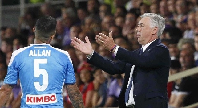 Allan e Carlo Ancelotti