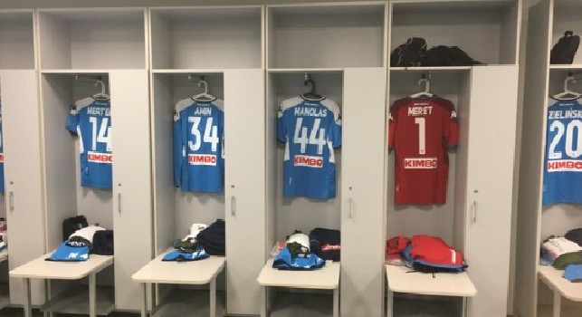 Tutto pronto all'Allianz Stadium: il Napoli scenderà in campo con la casacca azzurra [FOTO]