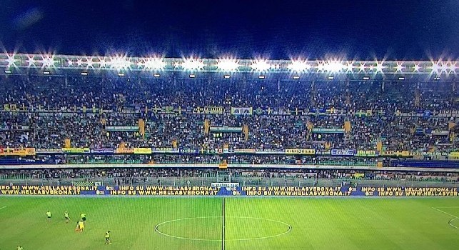 Hellas Verona-Napoli, venduti circa 15mila biglietti. Meno di mille tifosi azzurri al seguito