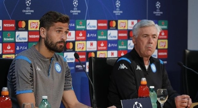 Carlo Ancelotti e Fernando Llorente - Foto di Ciro De Luca
