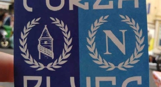 Tifosi dell'Everton al San Paolo per sostenere il Napoli! Pronto un adesivo con la scritta Forza Blues [FOTO]