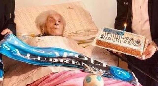 Era la tifosa più anziana del Napoli, ci lascia a 108 anni Maria Luigia De Gregorio