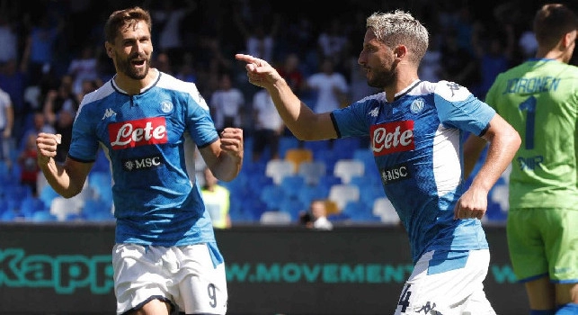 Pagelle Napoli-Brescia: Mertens ad un passo da Diego, Maksimovic inedito assistman! Zielinski molle, dubbio Ghoulam. Elmas caotico